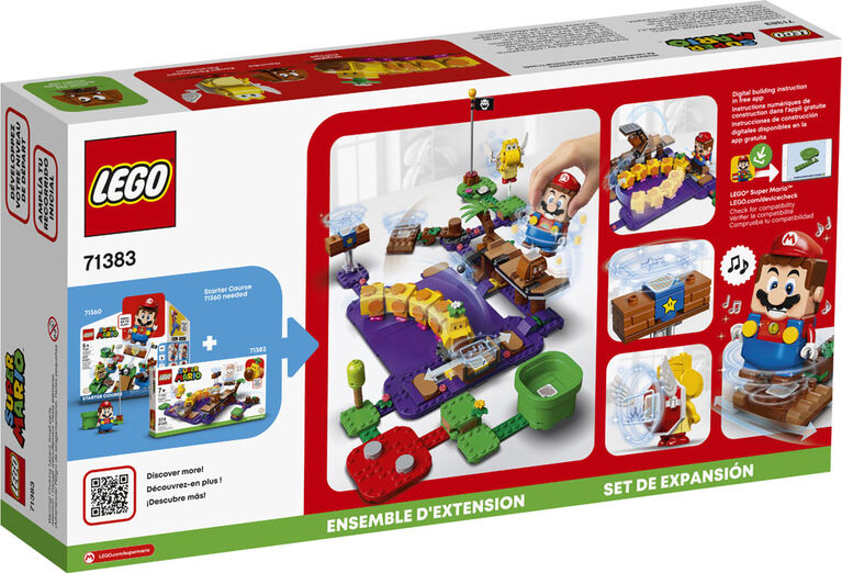 LEGO Super Mario Wiggler's Poison Swamp Expansion Set 71383 (374 pieces)
