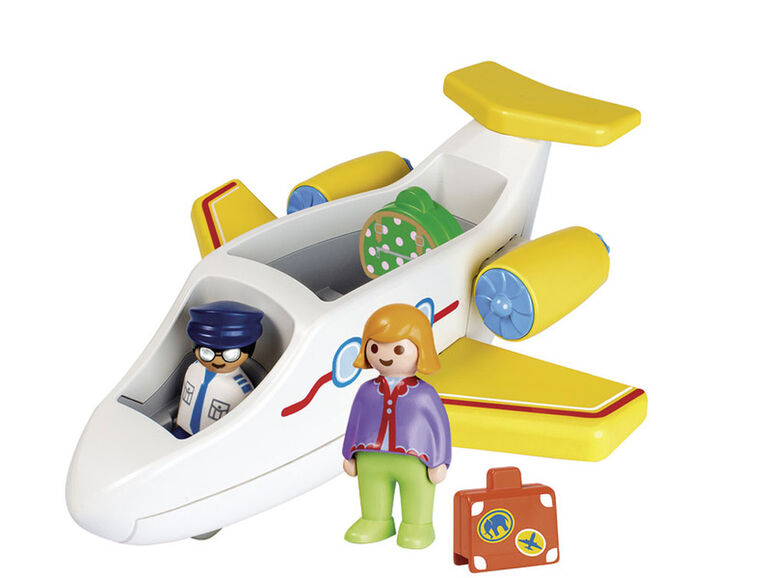 Playmobil 1.2.3. Passenger With Airplane 70185