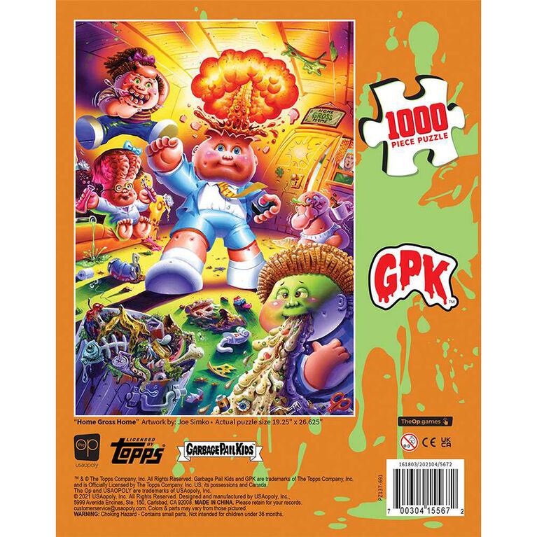Garbage Pail Kids "Home Gross Home" 1000 Piece Puzzle - English Edition