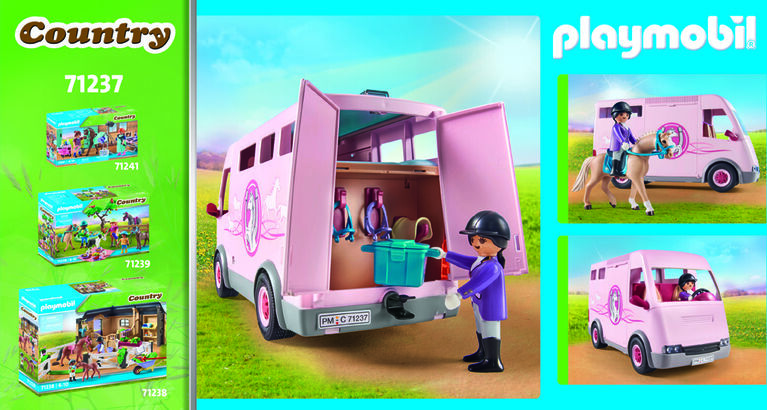 Playmobil - Van avec chevaux