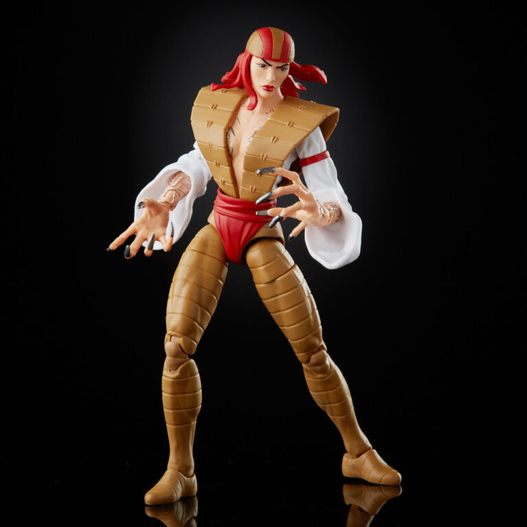 Marvel Legends Series 6-inch Collectible Action Lady Deathstrike Figure, Includes 1 Build-A-Figure Part(s), Premium Design