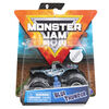Monster Jam, Official Blue Thunder Truck, Die-Cast Vehicle, Over Cast Series, 1:64 Scale