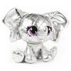 P.Lushes Designer Fashion Pets Ella L'Phante Elephant Limited Edition Premium Stuffed Animal Soft Plush with Glitter Sparkle, Silver, 6"