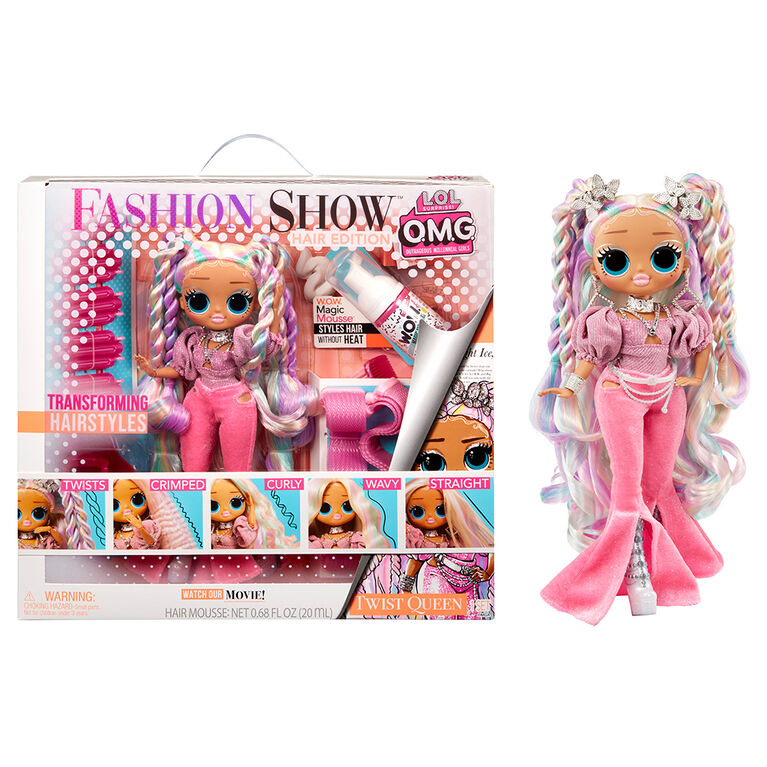 LOL Surprise OMG Fashion Show Hair Edition Twist Queen Fashion Doll