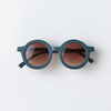 lunettes de soleil rondes - marine