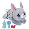 furReal Newborns Bunny Interactive Animatronic Plush Toy: Electronic Pet with Sound Effects, Closing Eyes,Ages 4 and up