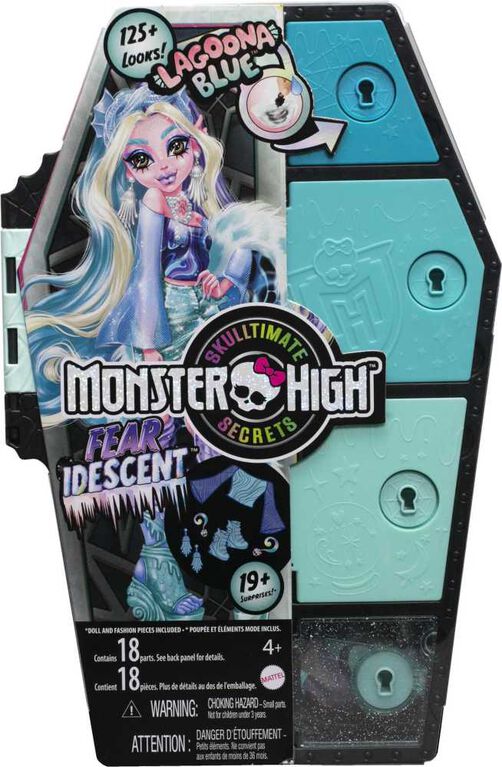 Monster High-Coffret Monstrueux Secrets Lagoona Blue Look Irisé