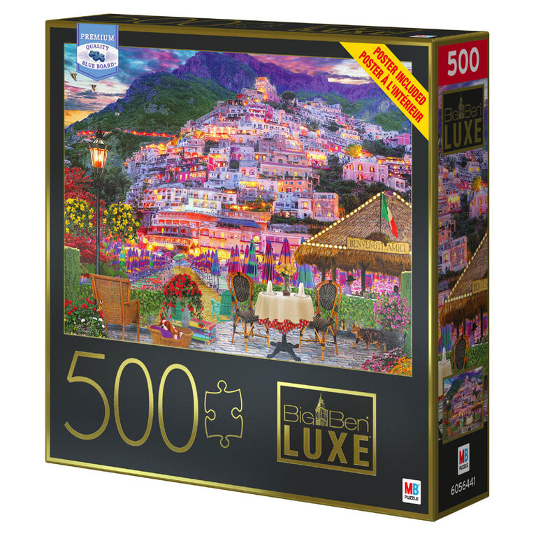 Big Ben 500-Piece Jigsaw Puzzle, Amalfi Coast