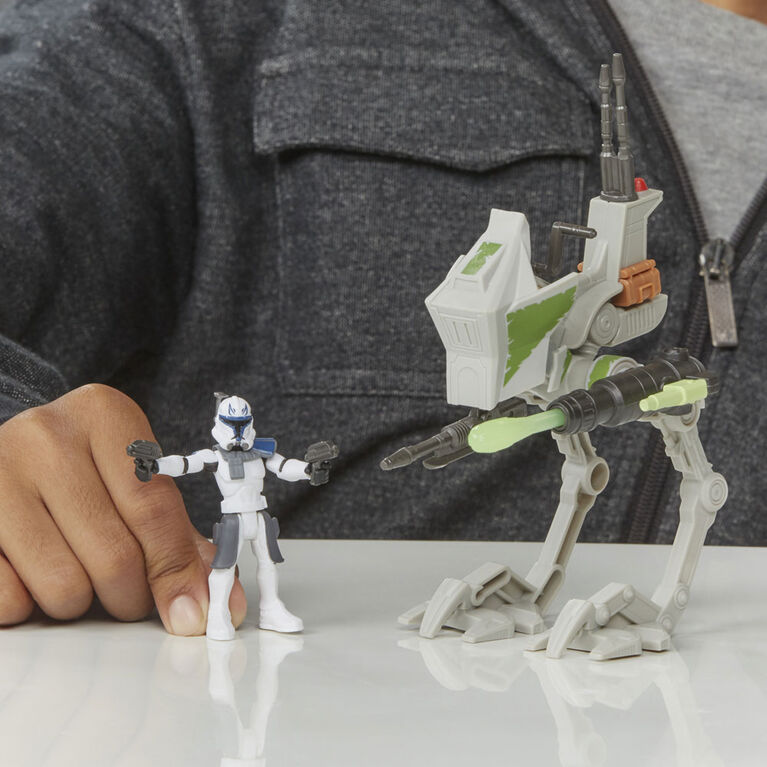 Star Wars Mission Fleet Expedition Class Captain Rex Clone Combat 2.5-Inch-Scale Figure and Vehicle