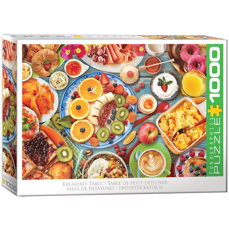 Eurographics Breakfast Table 1000 Pc Puzzle