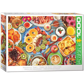 Eurographics Breakfast Table 1000 Pc Puzzle