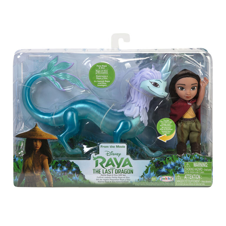 Disney's Raya and the Last Dragon - 6 Petite Raya Doll and Sisu Dragon  Figure Gift Set - R Exclusive