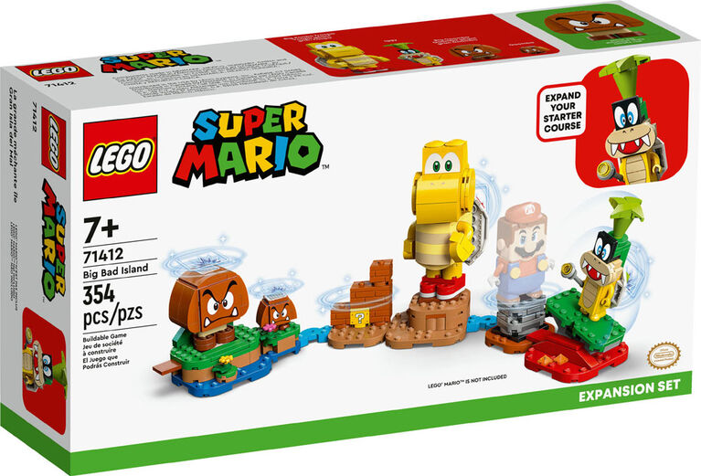 LEGO Super Mario Ensemble d'extension La grande méchante île 71412 Ensemble de construction (354 pièces)