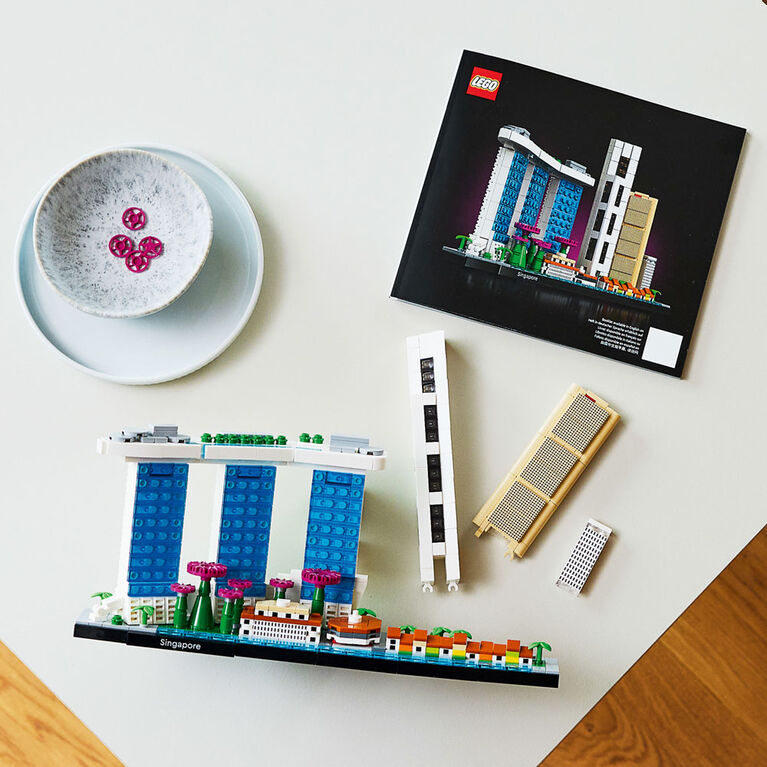 LEGO Architecture Skyline Collection: Singapore 21057 Building Kit (827 Pieces)