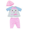 My First Baby Annabell - Dress for Fun - Grey/Pink - R Exclusive