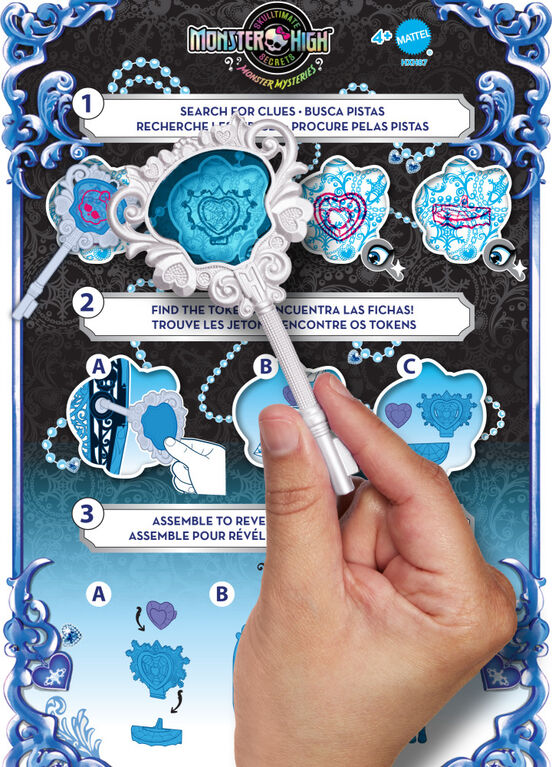 Monster High Skulltimate Secrets Monster Mysteries Playset, Abbey Bominable Doll with 19+ Surprises