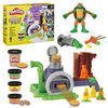 Play-Doh Les Tortues Ninja Four lance-pizza, coffret de pâte à modeler