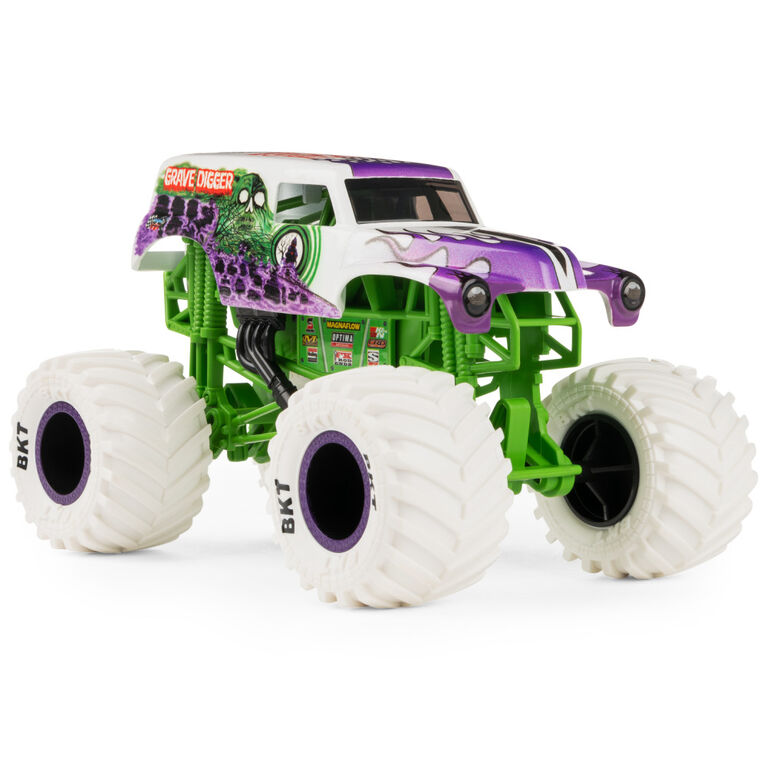Monster Jam, Official Grave Digger Monster Truck, Collector Die-Cast Vehicle, 1:24 Scale