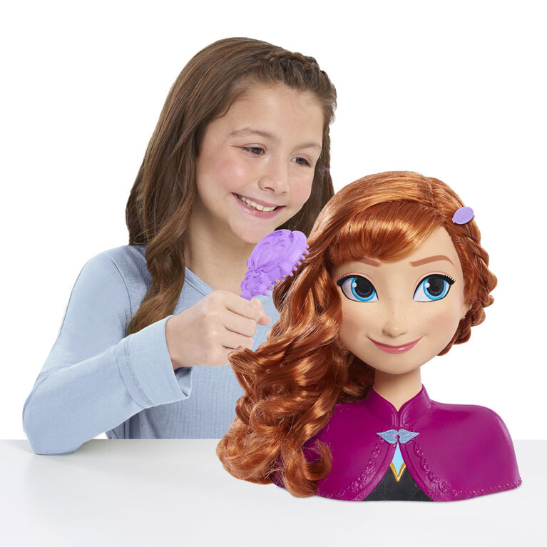 Tête de Coiffure d'Anna de La Reine des Neiges de Disney ...