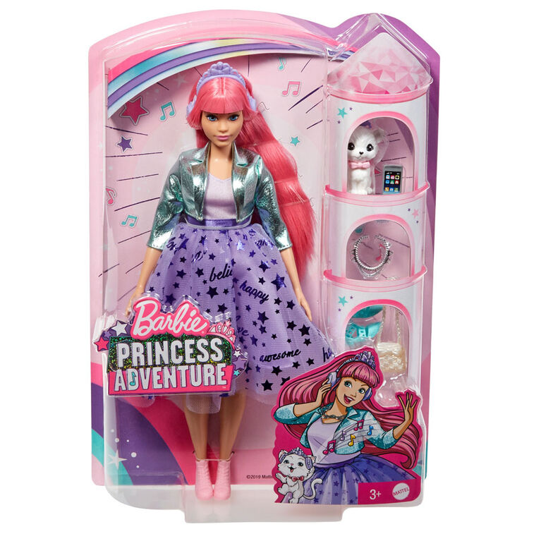 Barbie Princess Adventure Daisy Doll in Princess Fashion (12-inch) with Pet