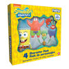 Flexfigs -  Nickeloean Spongebob & Friends 4-Pack (Series 1)