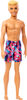Beach Ken Doll with Blond Hair Wearing Purple Swimsuit