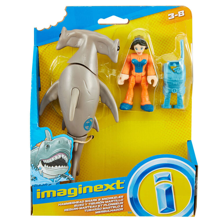 Fisher-Price Imaginext Hammerhead Shark & Snorkeler