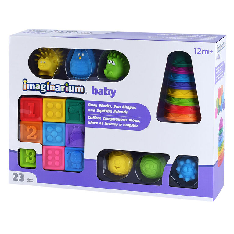 Imaginarium Baby - Busy Stack, Shapes N Squishy Friends
