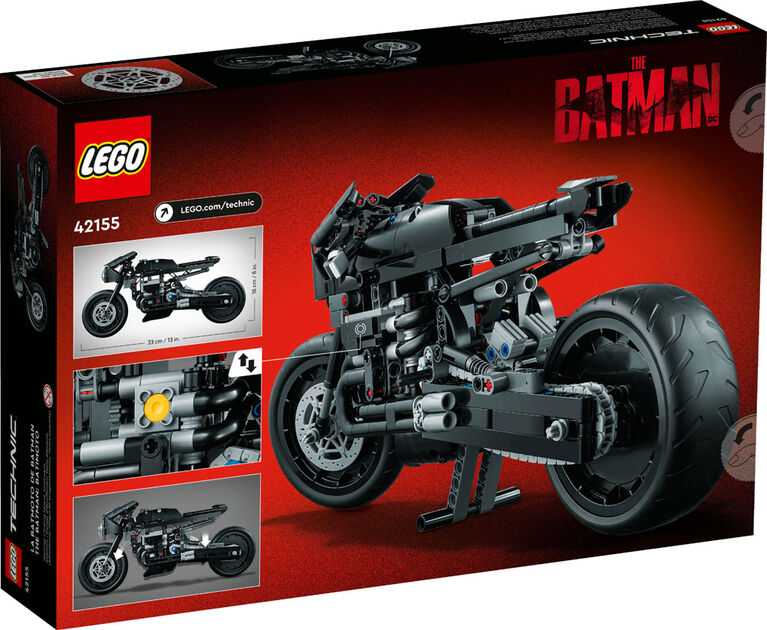 LEGO Technic LA BATMOTO DE BATMAN 42155 Ensemble de jeu de construction (641 pièces)