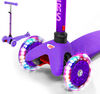 Rugged Racer Mini Deluxe 3 Wheel Kick Scooter - Purple - English Edition