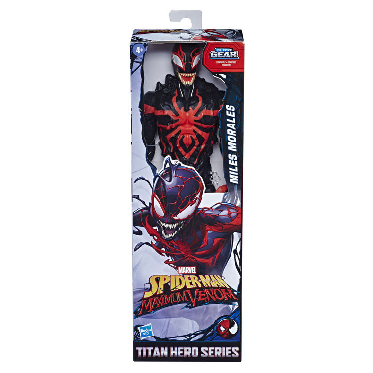 Spider-Man Maximum Venom Titan Hero Miles Morales Action Figure