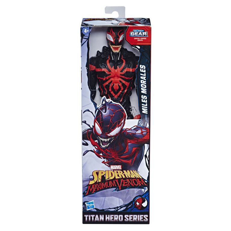 Spider-Man Maximum Venom Titan Hero - Figurine Miles Morales