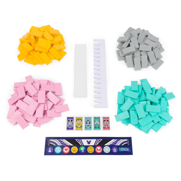 Disney 100th Anniversary H5 Domino Creations 200 Dominoes & Accessories Domino Artist Lily Hevesh, Disney Gifts Dominoes Set