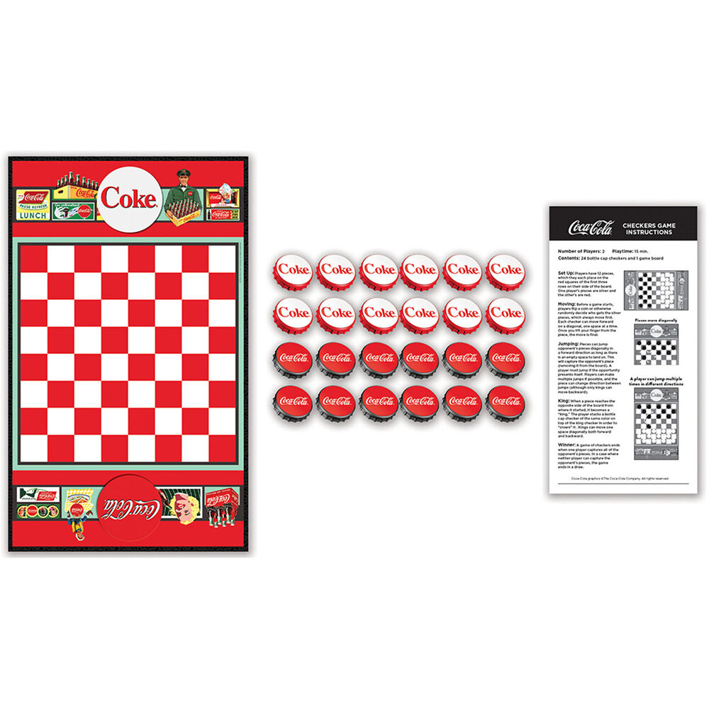 Masterpieces Puzzle Company MasterPieces Coca-Cola jeu de dames - Édition anglaise