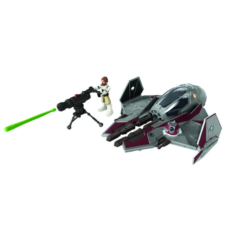 Star Wars Mission Fleet Stellar Class Obi-Wan Kenobi Jedi Starfighter