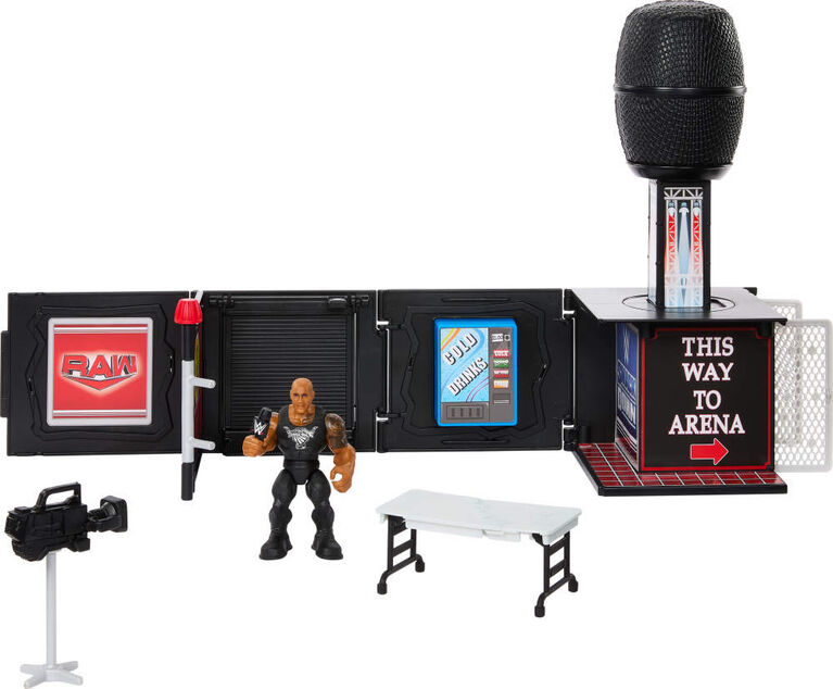 WWE Knuckle Crunchers Final Boss Microphone Playset