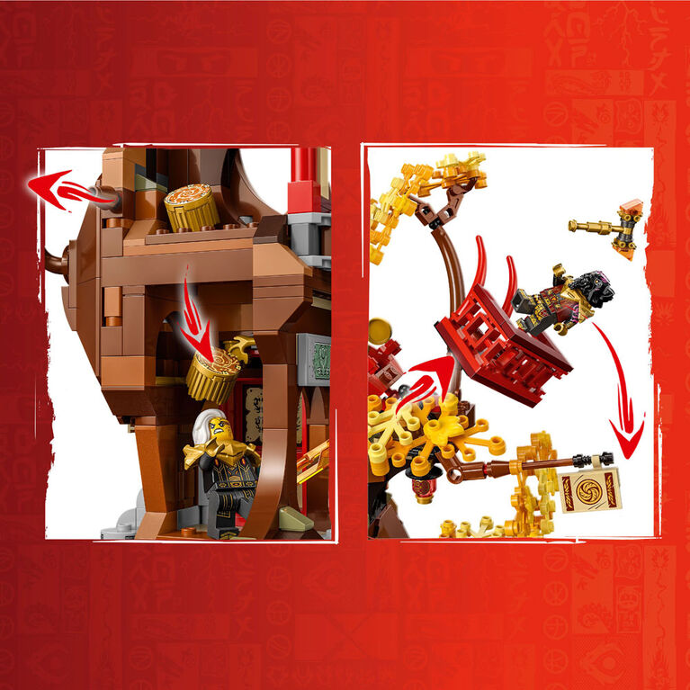 LEGO NINJAGO Temple of the Dragon Energy Cores 71795 Building Toy Set (1,029 Pieces)