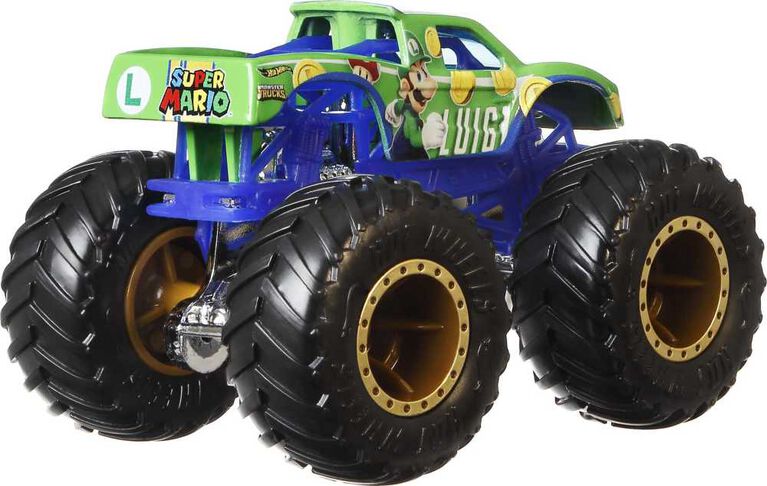 Camions Dinosaures ​Jurassic World Monster Trucks Hot Wheels, jouet &agrave; l'&eacute;chelle&nbsp;1:64
