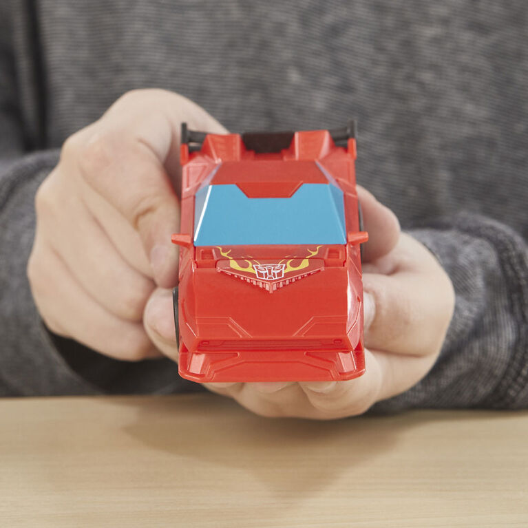 Jouets Transformers Cyberverse, figurine Action Attackers Autobot Hot Rod à conversion 1 étape