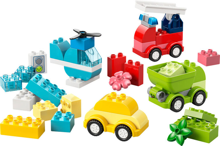 LEGO DUPLO Mon Premier Les V&eacute;hicules Cr&eacute;atifs, Jouet d'Apprentissage avec de Nombreuses Options de Construction 10474