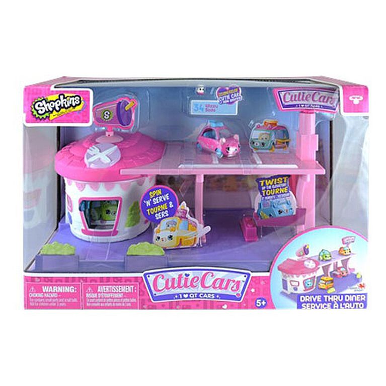 Shopkins Cutie Cars Drive Thru Diner Playset Toys R Us Canada