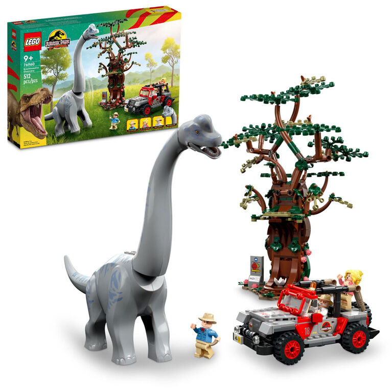 LEGO Jurassic Park La découverte du brachiosaure 76960 Ensemble de jeu de construction (512 pièces)