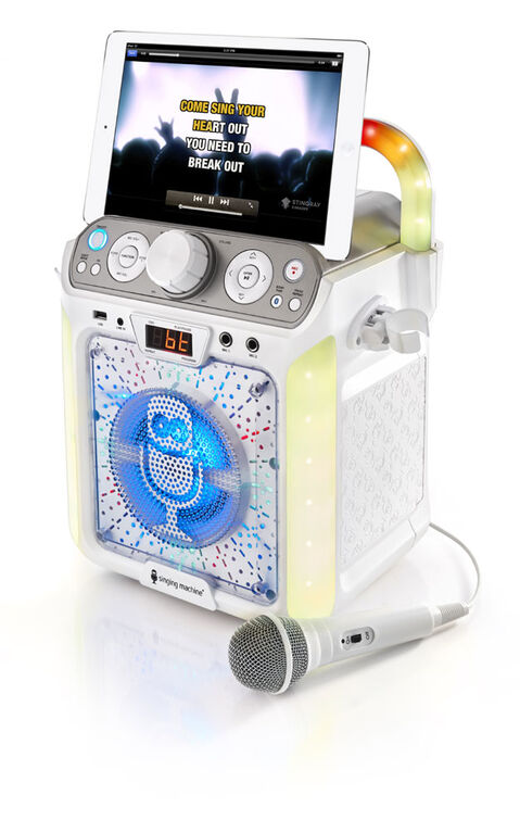 Singing Machine Groove Mini Karaoke Player with Two Microphones