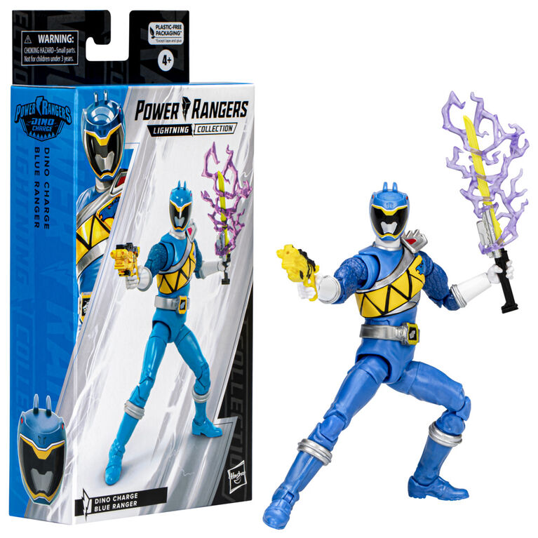Power Rangers Lightning Collection Dino Charge Blue Ranger 6 Inch Action Figure