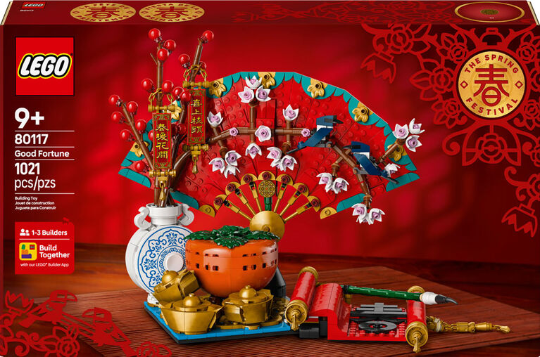 LEGO Spring Festival Good Fortune - Learning and Educational Building Toy - Chinese Festival Toy - 80117