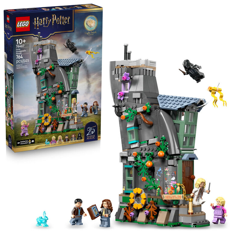 LEGO Harry Potter La Maison de Luna Lovegood, Jouet de Construction pour les Filles, les Gar&ccedil;ons et les Amateurs de 10 Ans et Plus 76467