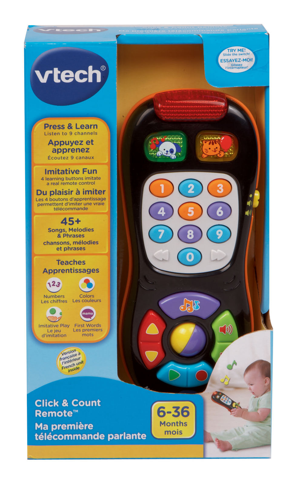 Vtech click cheap & count remote