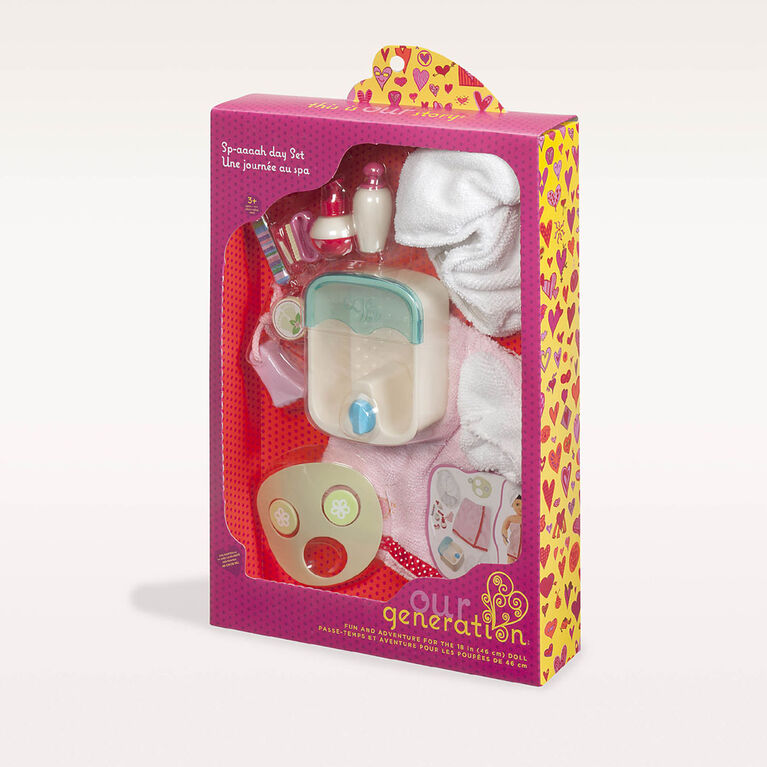 Our Generation, Sp-Aaaah Day Spa Accessories for 18-inch Dolls