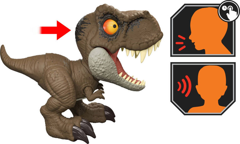 Jurassic World Roar Command Tyrannosaurus Rex Dinosaur Figure