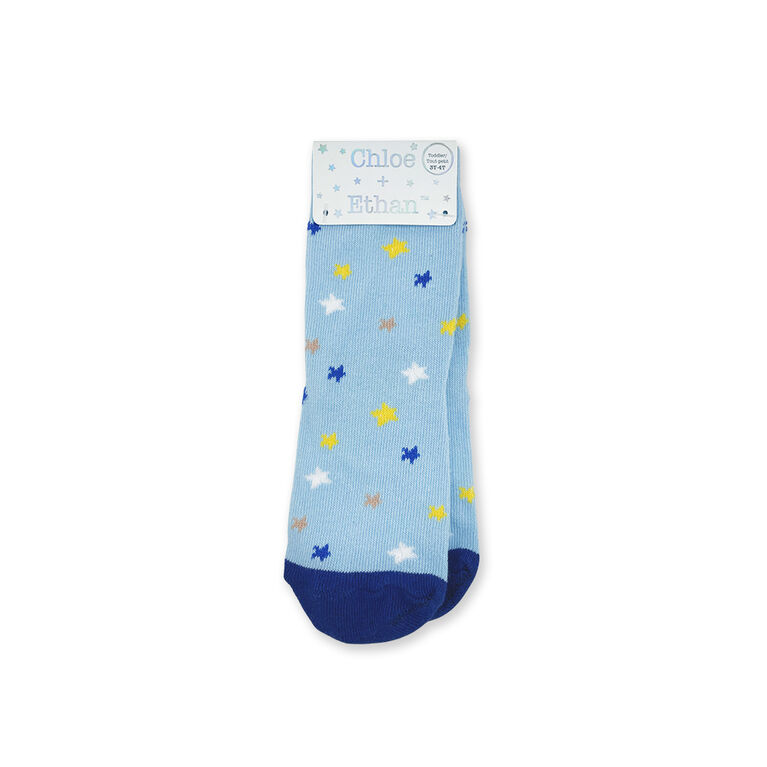 Chloe + Ethan - Toddler Socks, Royal Blue Stars
